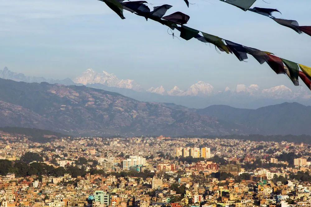Busy city Kathmandu