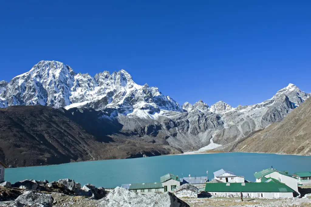 Beautiful view of Golyo Lake