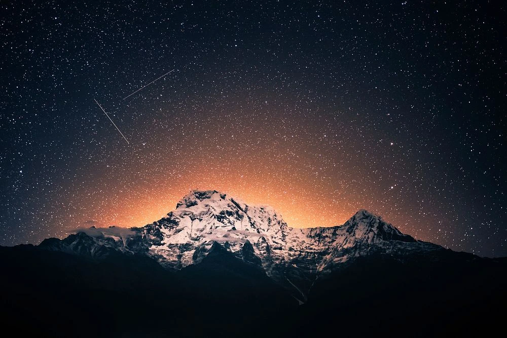Night Sky view from Annapurna Circuit Trek