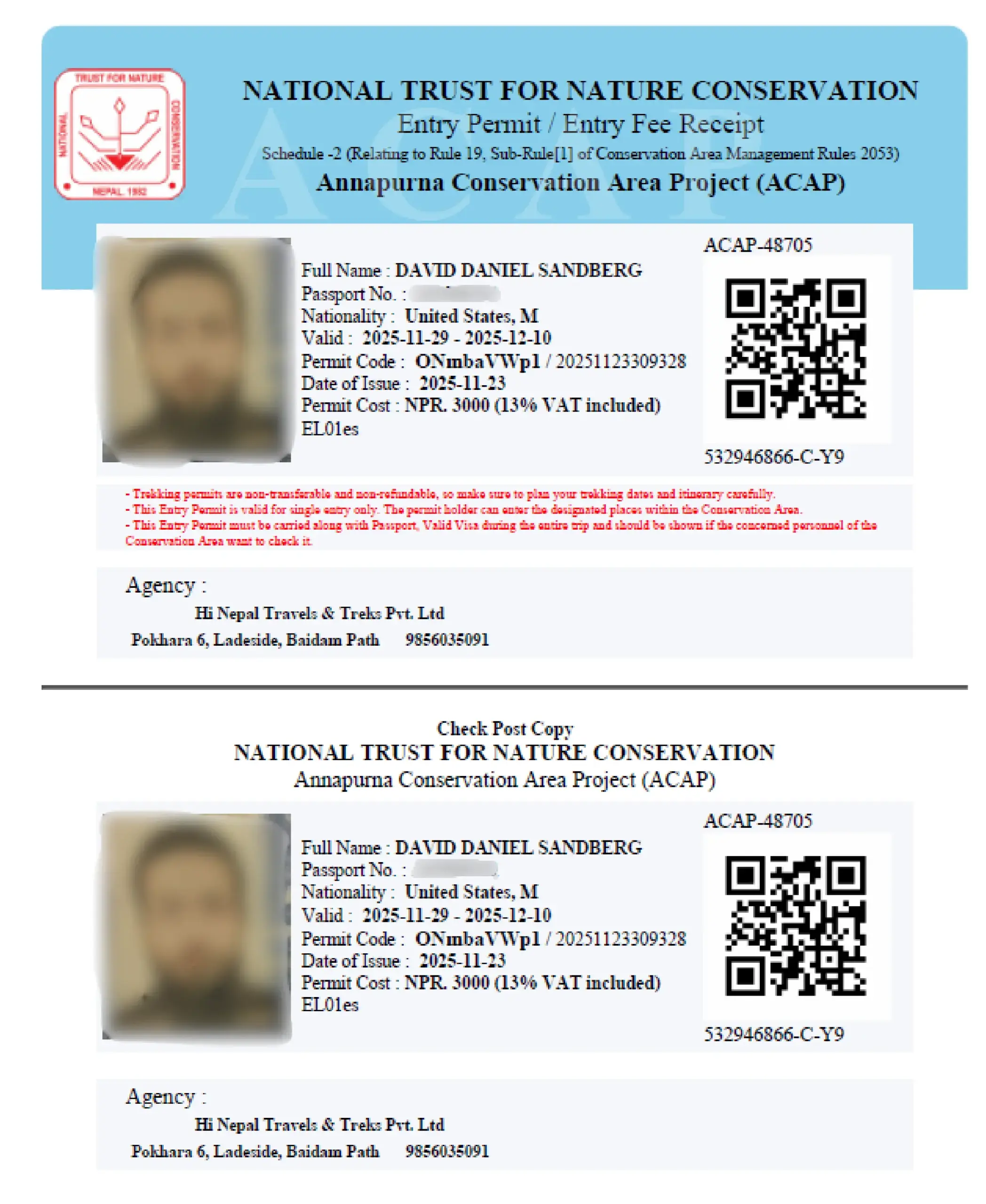 Annapurna Circuit Trek Permit Cost 2026/27: TIMS, ACAP Fees & Complete Guide
