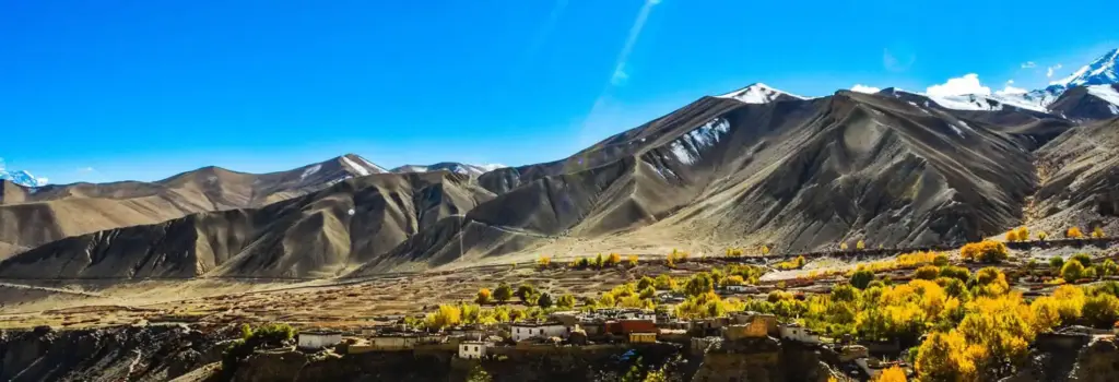 Upper mustang landscape like dessert - upper mustang trek cost