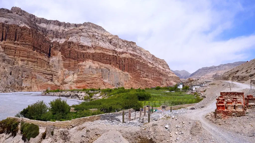 Upper mustang beautiful landscape structure