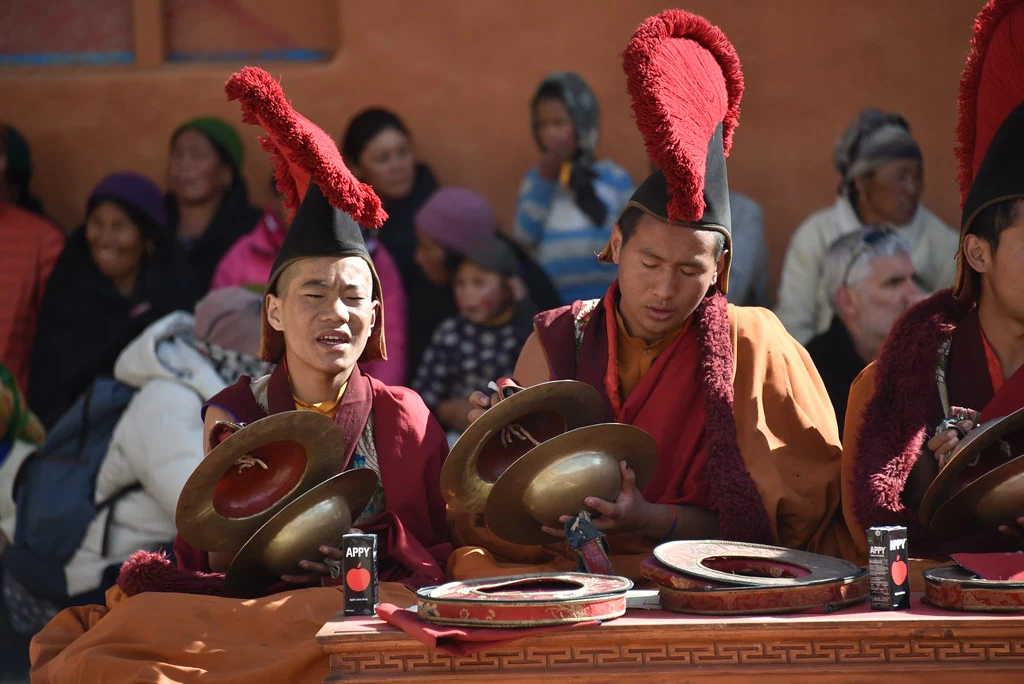 Monks in Tiji Festival
